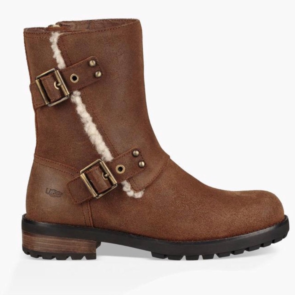 Women’s UGG Niels II chipmunk brown boots new